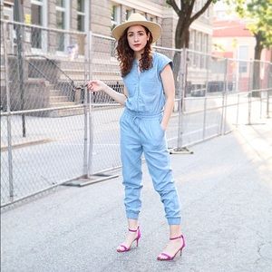 Moon River Chambray Jumpsuit
